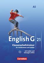 English G 21. Ausgabe A 5. Klassenarbeitstrainer mit Lösungen und Audios online