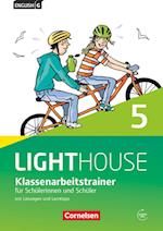 English G LIGHTHOUSE Band 5: 9. Schuljahr - Allgemeine Ausgabe - Klassenarbeitstrainer mit Lösungen und Audios online