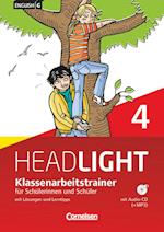 English G Headlight  04: 8. Schuljahr. Klassenarbeitstrainer mit Lösungen und Audios online
