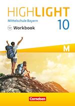 Highlight 10. Jahrgangsstufe - Mittelschule Bayern - Workbook mit Audios online