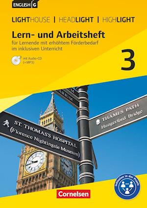 English G Lighthouse / English G Headlight / English G Highlight  3: 7. Schuljahr. Arbeitsheft mit Audio-CD f