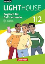English G LIGHTHOUSE 01/02: 5./6. Schuljahr. Englisch-Module für DaZ-Lernende. Arbeitsheft mit Audios und Lösungen online