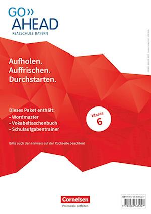 Go Ahead  6. Jahrgangsstufe. Realschule Bayern - Arbeitshefte Wordmaster, Vokabeltaschenbuch und Schulaufgabentrainer (Im Paket)