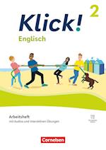 Klick! Band 2: 6. Schuljahr. Englisch - Arbeitsheft mit Audios und interaktiven Übungen