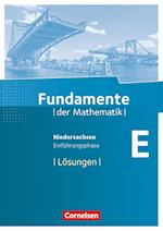 Fundamente der Mathematik - Einführungsphase - Lösungen zum Schülerbuch  - Niedersachsen