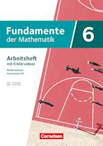 Fundamente der Mathematik 6. Schuljahr - Niedersachsen - Ausgabe ab 2024 - Arbeitsheft zum Schulbuch mit Medien und Lösungen