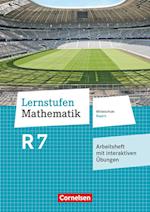 Lernstufen Mathematik 7. Jahrgangsstufe - Mittelschule Bayern -  Arbeitsheft mit eingelegten Lösungen und interaktiven Übungen auf scook.de