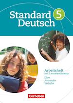 Standard Deutsch 5. Schuljahr. Arbeitsheft mit Lösungen. Grundausgabe