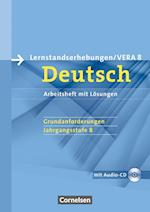 Vorbereitungsmaterialien für VERA - Deutsch. 8. Schuljahr. Grundanforderungen A. Arbeitsheft mit Lösungen und Hör-CD