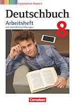 Deutschbuch Gymnasium - Bayern - Neubearbeitung. 8. Jahrgangsstufe - Arbeitsheft mit interaktiven Übungen online