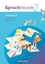 Sprachfreunde 2. Schuljahr. Arbeitsheft. Ausgabe Süd (Sachsen, Sachsen-Anhalt, Thüringen)