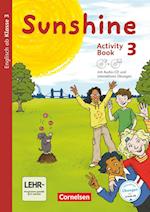 Sunshine 3. Schuljahr - Allgemeine Ausgabe - Activity Book mit interaktiven Übungen auf scook.de