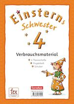 Einsterns Schwester 4. Schuljahr - Themenhefte 1-4 und Projektheft mit Schuber