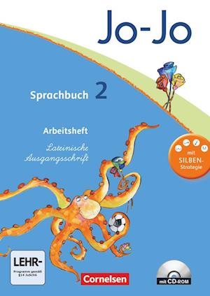 Jo-Jo Sprachbuch - Aktuelle allgemeine Ausgabe. 2. Schuljahr - Arbeitsheft in Lateinischer Ausgangsschrift mit CD-ROM