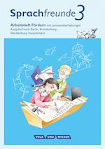 Sprachfreunde 3. Schuljahr. Arbeitsheft Fördern. Ausgabe Nord