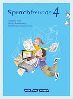 Sprachfreunde 4. Schuljahr- Ausgabe Nord (Berlin, Brandenburg, Mecklenburg-Vorpommern) - Sprachbuch mit Grammatiktafel und Lernentwicklungsheft