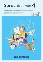 Sprachfreunde 4. Schuljahr - Ausgabe Nord (Berlin, Brandenburg, Mecklenburg-Vorpommern) - Fördern