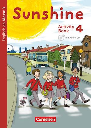 Sunshine 4. Schuljahr. Activity Book mit Audio-CD und Minibildkarten und Faltbox