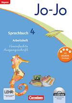 Jo-Jo Sprachbuch - Grundschule Bayern. 4. Jahrgangsstufe - Arbeitsheft in Vereinfachter Ausgangsschrift mit interaktiven Übungen auf scook.de