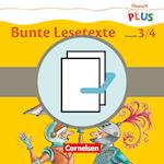 Deutsch plus - Grundschule - Bunte Lesetexte - Arbeitshefte Stufe 3 und 4 im Paket