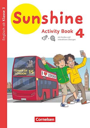 Sunshine 4. Schuljahr - Baden-Württemberg, Hessen, Niedersachsen - Activity Book mit interaktiven Übungen online