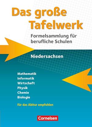 Das große Tafelwerk für berufliche Schulen. Formelsammlung Niedersachsen - Schülerbuch