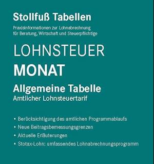 Tabelle, Lohnsteuer 2024, Monat