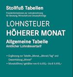 Tabelle, Lohnsteuer 2024, Höherer Monat