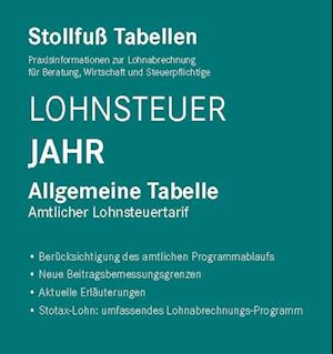 Tabelle, Lohnsteuer 2024, Jahr