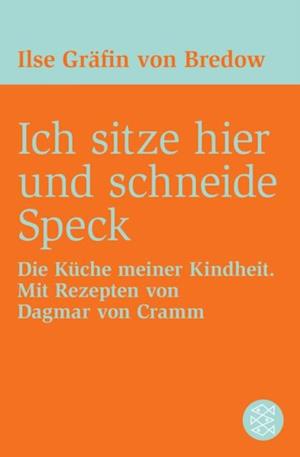 Ich sitze hier und schneide Speck