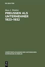 Preußen als Unternehmer 1923-1932