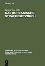 Das Koreanische Strafgesetzbuch
