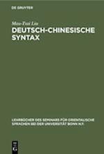 Deutsch-Chinesische Syntax