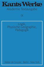 Logik. Physische Geographie. Pädagogik