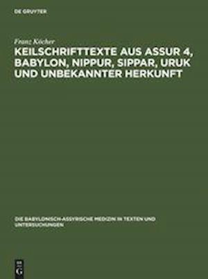 Keilschrifttexte Aus Assur 4, Babylon, Nippur, Sippar, Uruk Und Unbekannter Herkunft