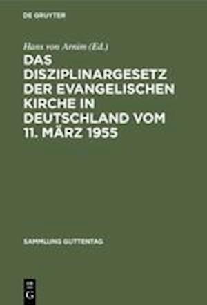 Das Disziplinargesetz der Evangelischen Kirche in Deutschland vom 11. März 1955