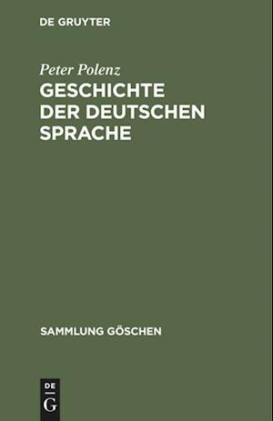 Geschichte der deutschen Sprache