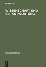 Wissenschaft und Verantwortung