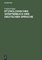 Etymologisches Wörterbuch Der Deutschen Sprache