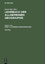 Allgemeine Geomorphologie