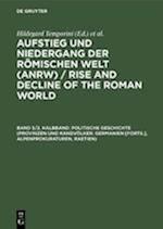 Politische Geschichte (Provinzen und Randvölker: Germanien [Forts.], Alpenprokuraturen, Raetien)
