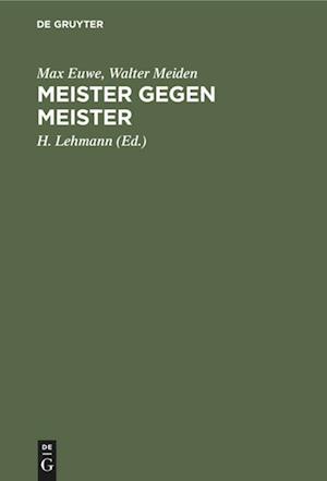 Meister gegen Meister