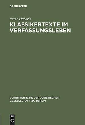 Klassikertexte Im Verfassungsleben