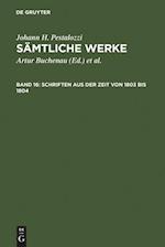 Schriften aus der Zeit von 1803 bis 1804