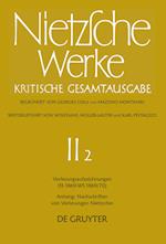 Vorlesungsaufzeichnungen (SS 1869 - WS 1869/70). Anhang: Nachschriften von Vorlesungen Nietzsches