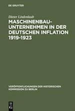 Maschinenbauunternehmen in der Deutschen Inflation 1919-1923