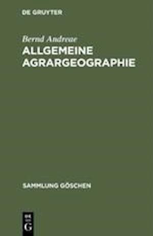 Allgemeine Agrargeographie