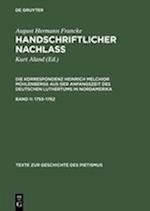 Handschriftlicher Nachlass, Band II, Texte Zur Geschichte Des Pietismus (1753-1762)