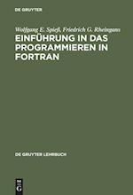 Einführung in das Programmieren in FORTRAN