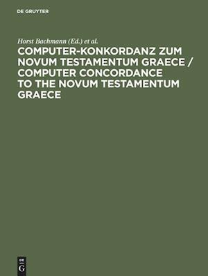 Computer-Konkordanz Zum Novum Testamentum Graece